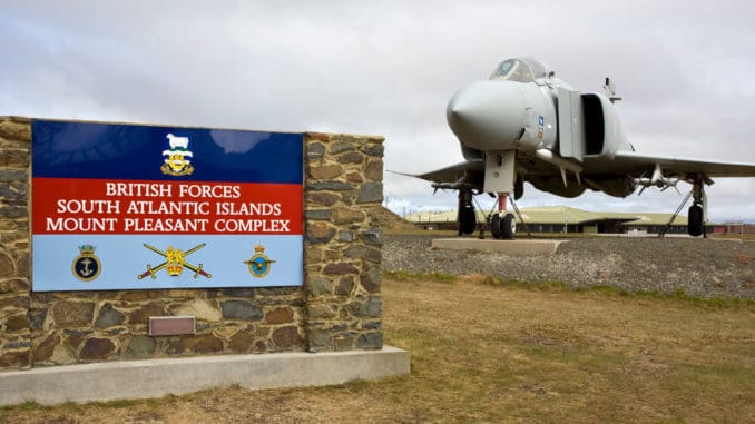 Jagdflugzeug, Mount Pleasant Airbase