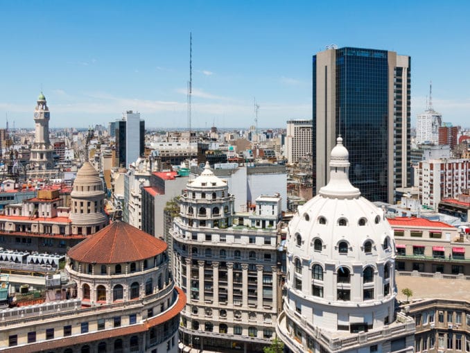 Stadtzentrum von Buenos Aires