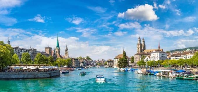 der historische Teil von Zürich